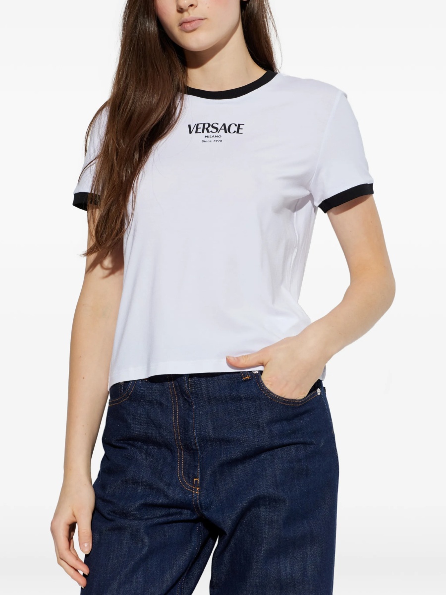 Tricou Versace alb - Img 3
