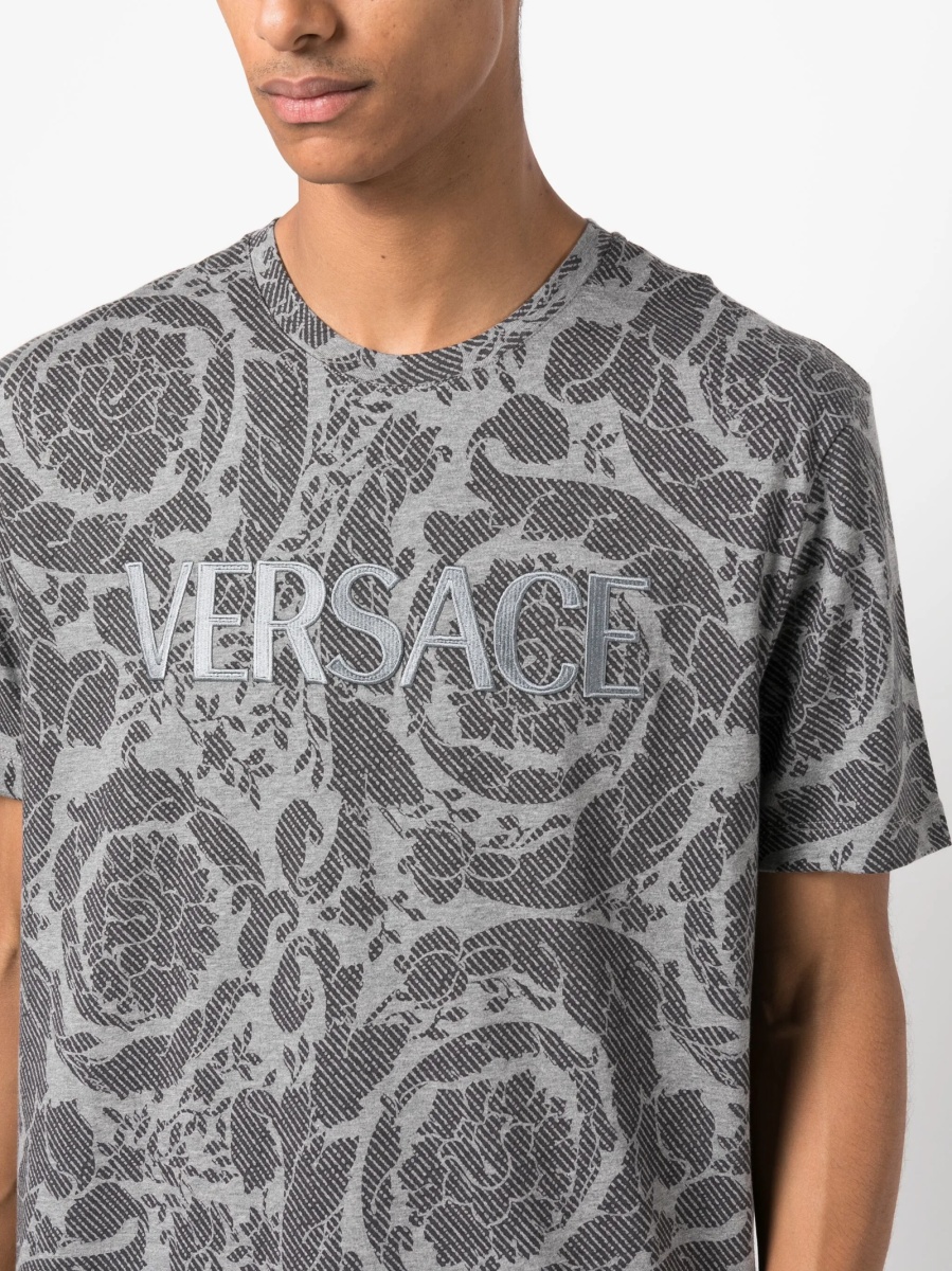 Tricou Versace gri - Img 5