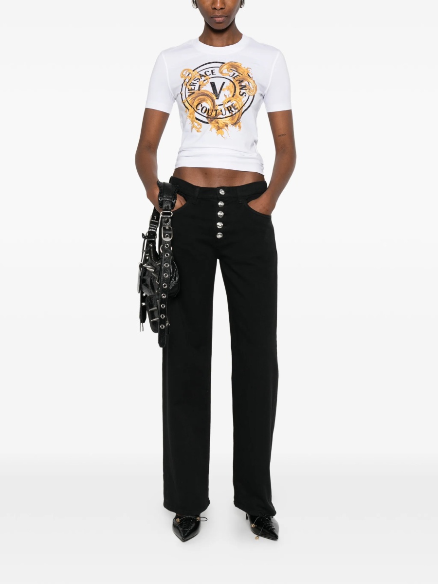 Tricou Versace Jeans Couture alb - Img 2