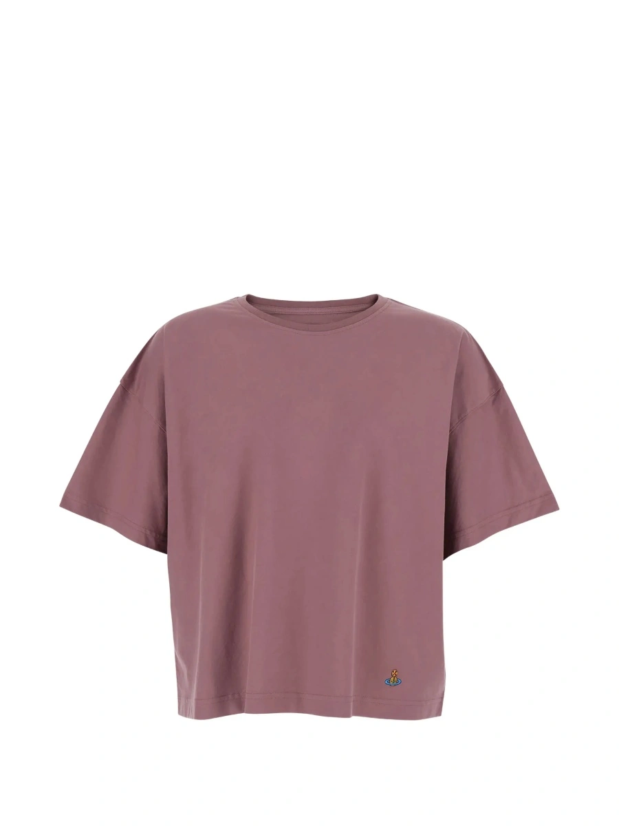 Tricou Vivienne Westwood roz din bumbac - Img 6