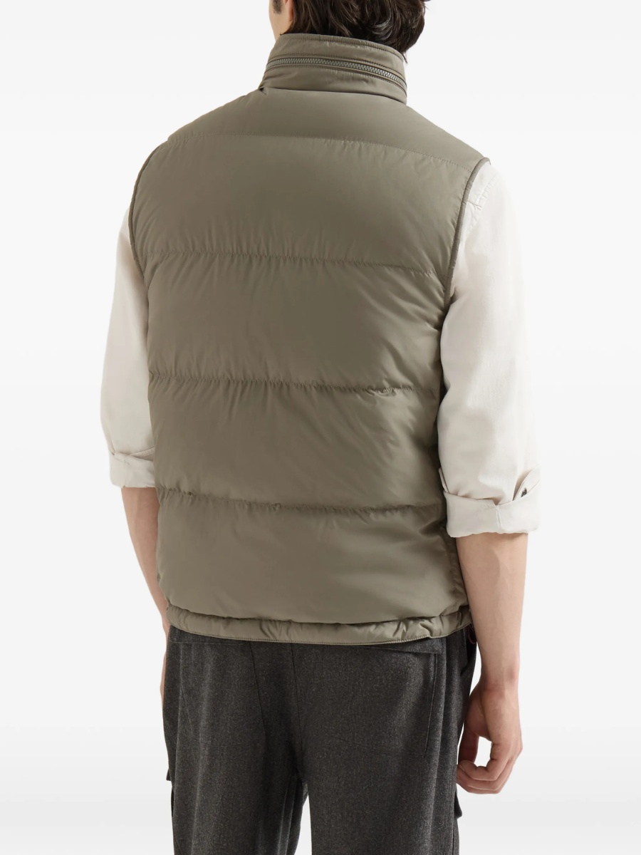 Vesta Brunello Cucinelli verde din polyester - Img 5