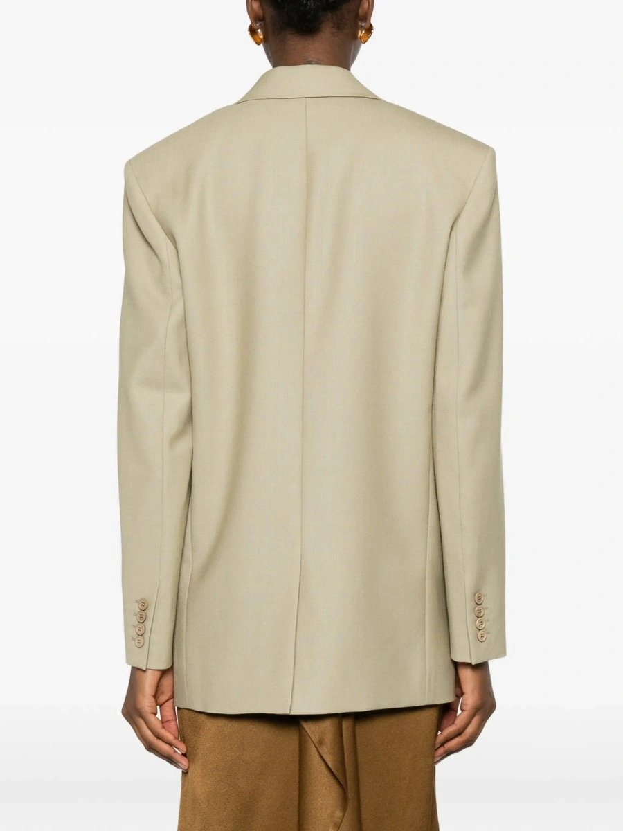 Vesta Single-breasted Jacket in wool and silk - Img 6