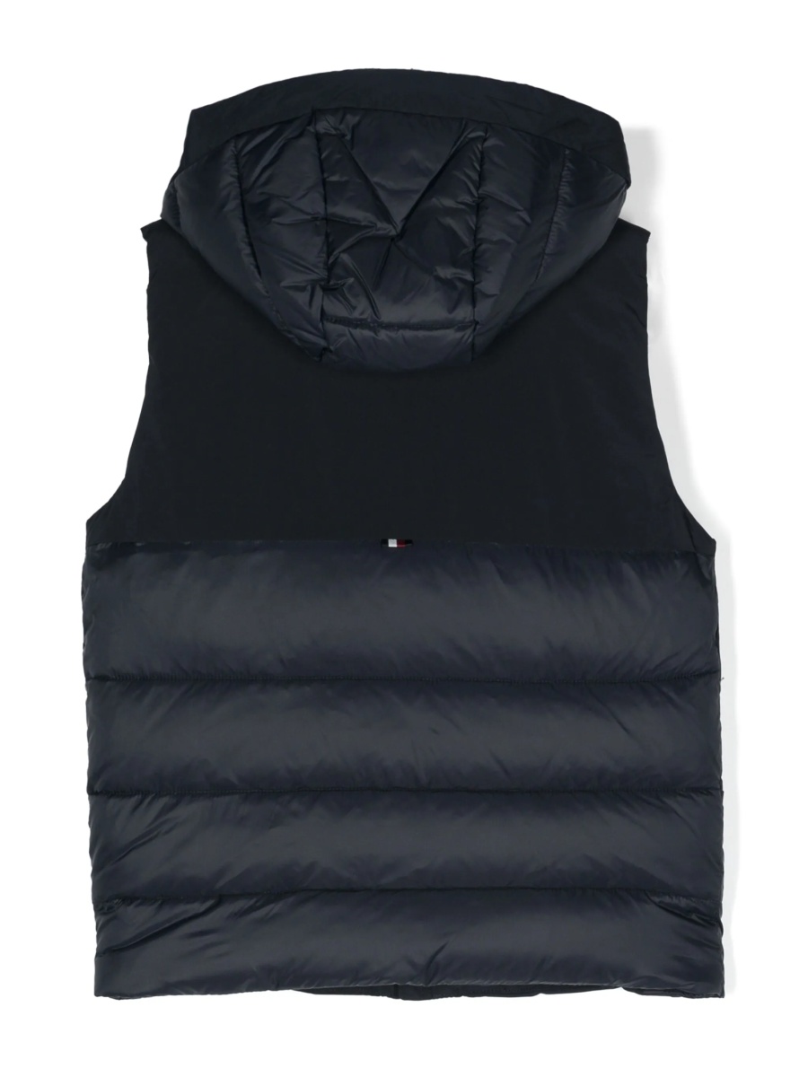 Vesta Tommy Hilfiger albastra din polyester si poliamida - Img 2