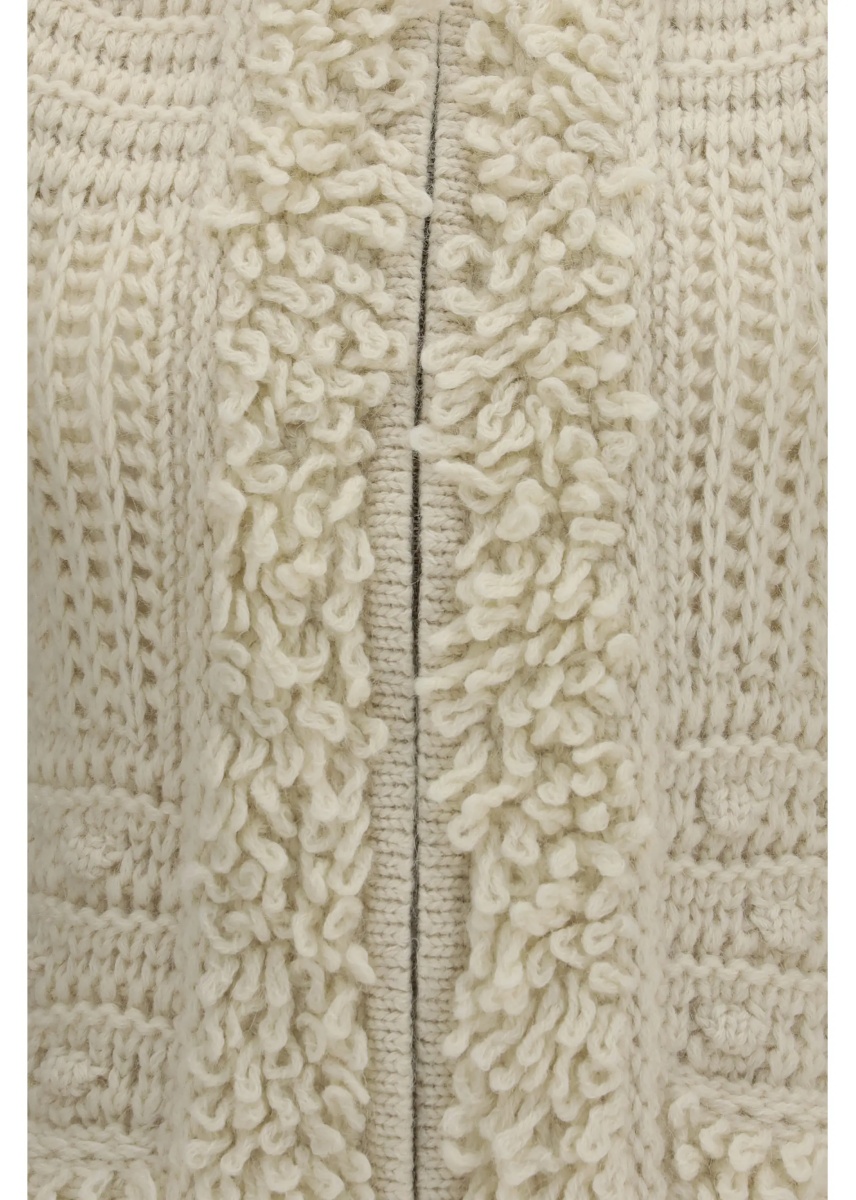 Vesta Wool and alpaca hooded Gilet - Img 3