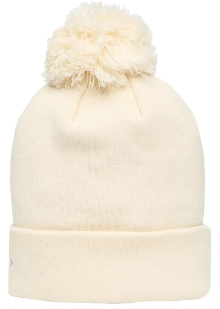 Wmns Metallic Bobble Beanie New York Yankees Hat - Img 2