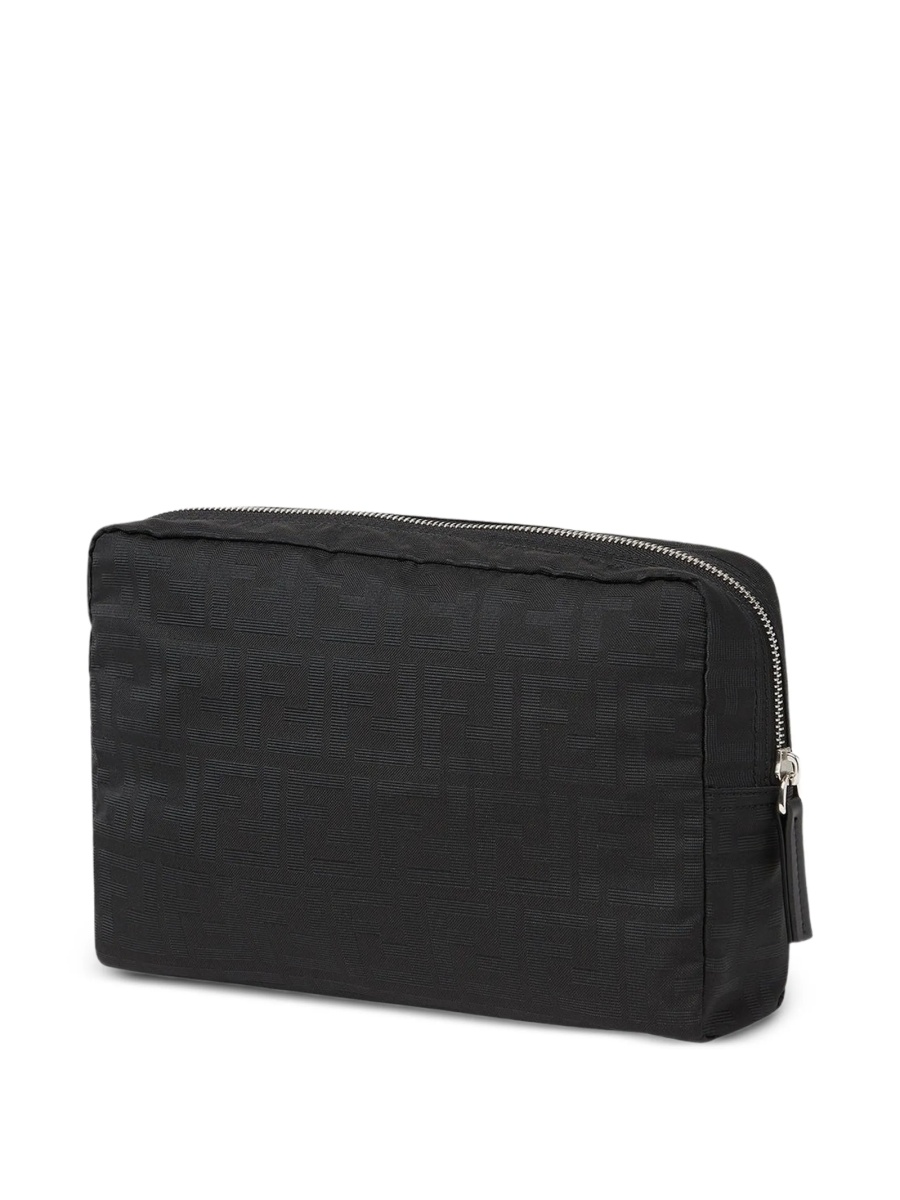 Accesorii de voiaj Fendi negre din polyester - Img 2