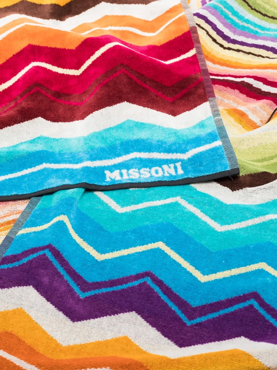 Accesoriu de plaja MISSONI BEACHWEAR HOME multicolor din bumbac - Img 4