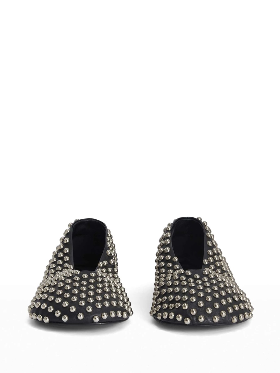 Balerini Jil Sander negri din piele - Img 4