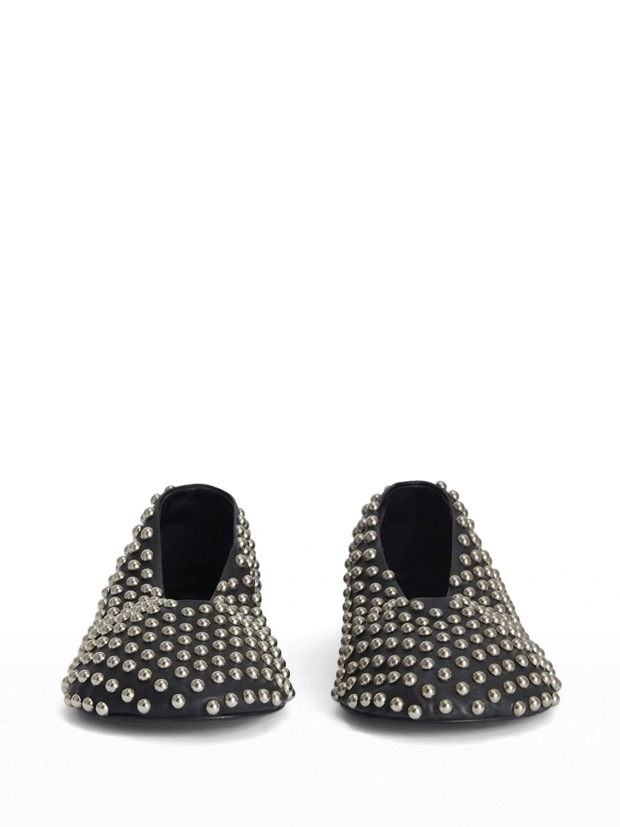 Balerini Jil Sander negri din piele - Img 4