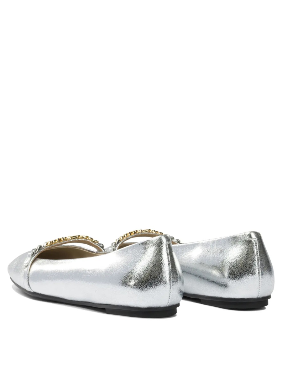 Balerini Leather ballet flats with square toe - Img 4