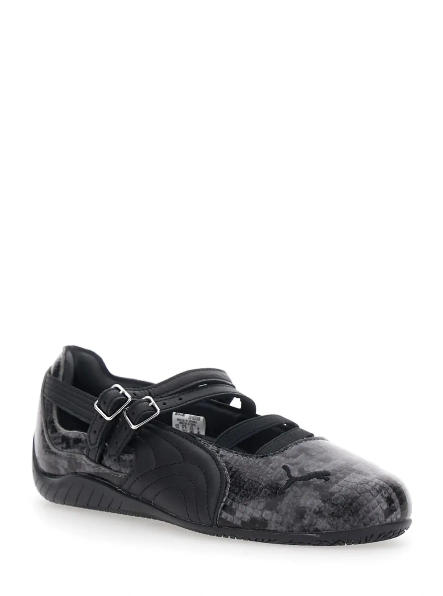 Balerini PUMA gri din piele - Img 2