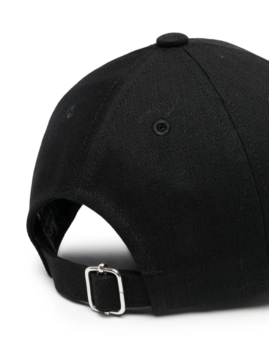 Basca A.P.C. neagra din spandex/elastan si bumbac - Img 2