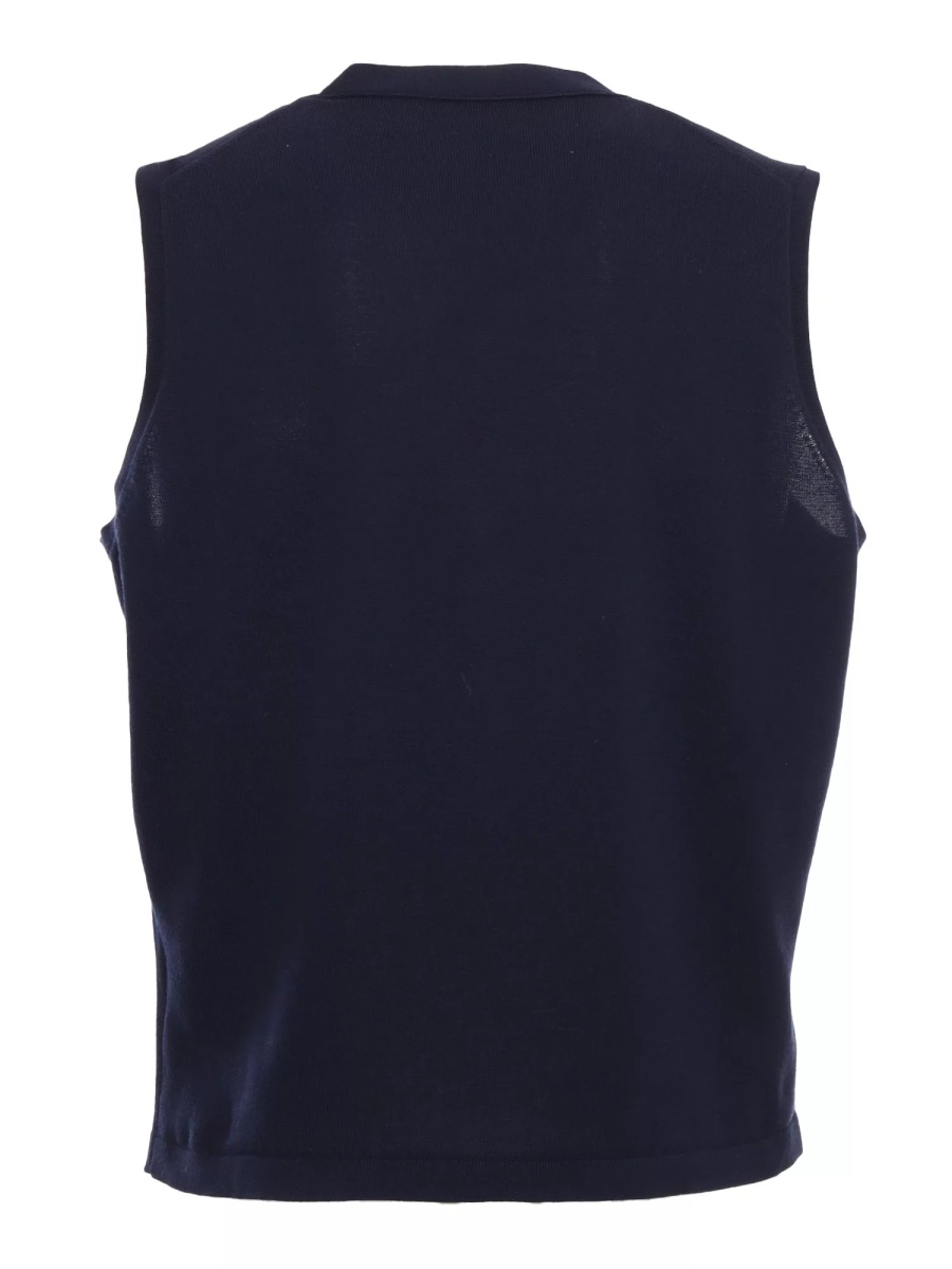 Blue knitted vest - Img 2