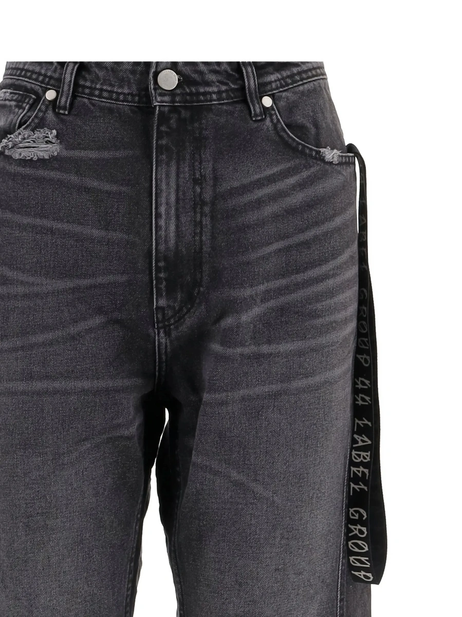 Blugi 44 LABEL GROUP negri din denim - Img 5