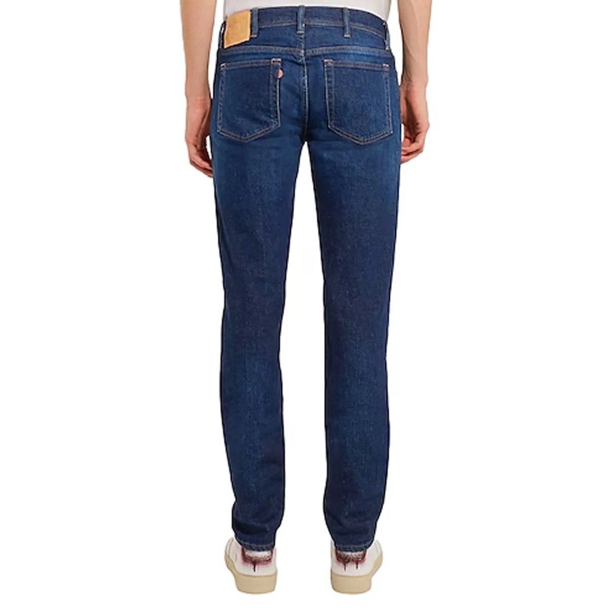 Blugi Acne Studios River Dark Blue Cotton Denim Jeans - Img 3