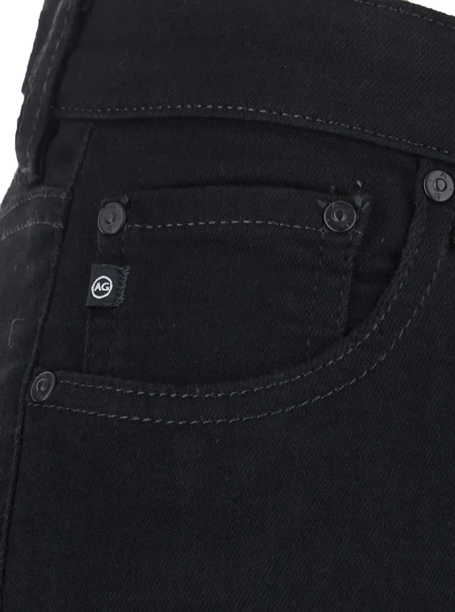 Blugi Ag Jeans negri din denim - Img 3