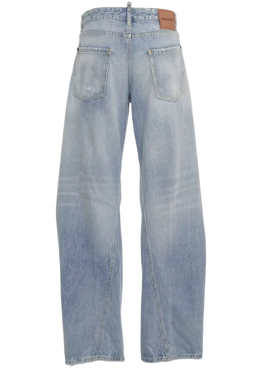 Blugi Barrel leg jeans - Img 4