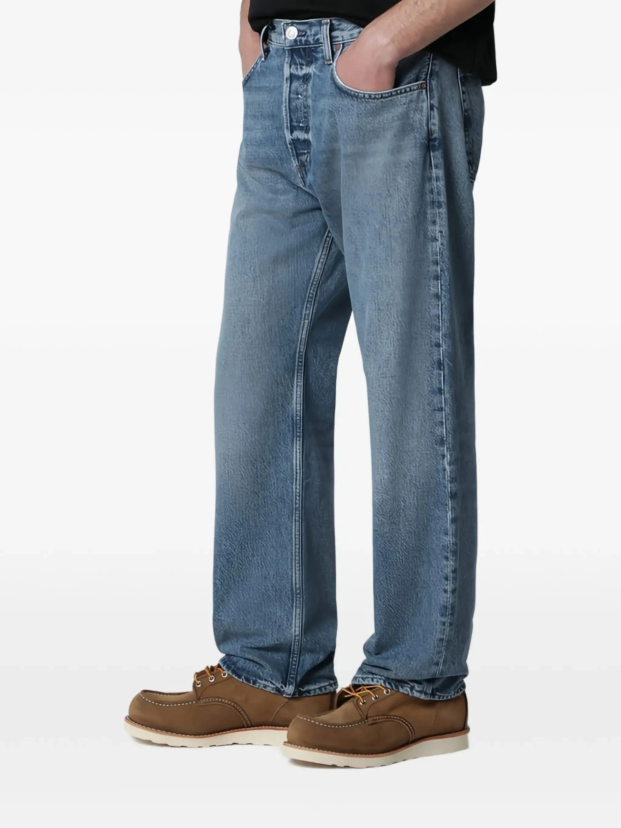 Blugi Blue Jeans with Five-Pocket Design in Denim for Men - Img 5