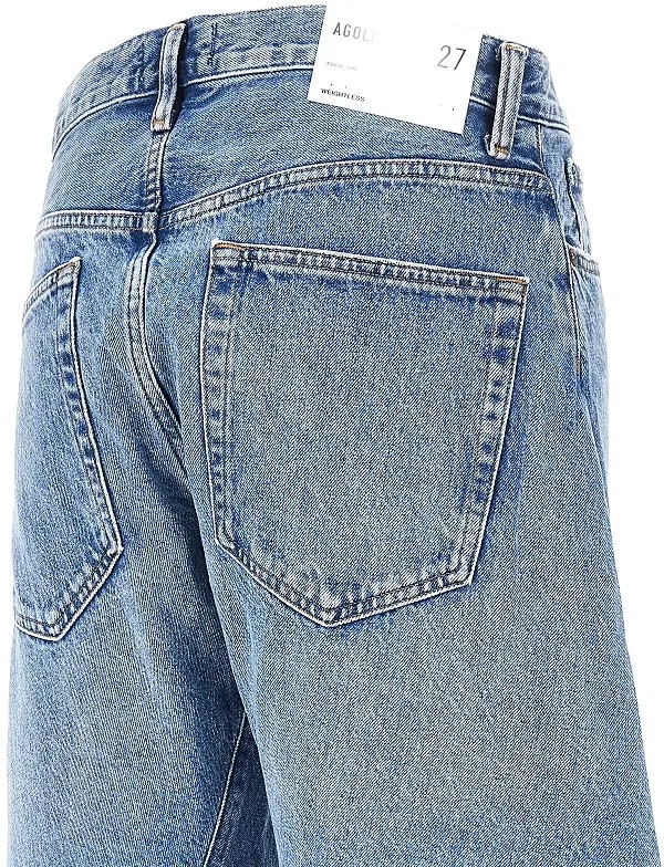 Blugi Cotton denim 'Spiral' jeans - Img 4