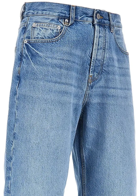 Blugi 'de-Nîmes' straight denim pants - Img 2