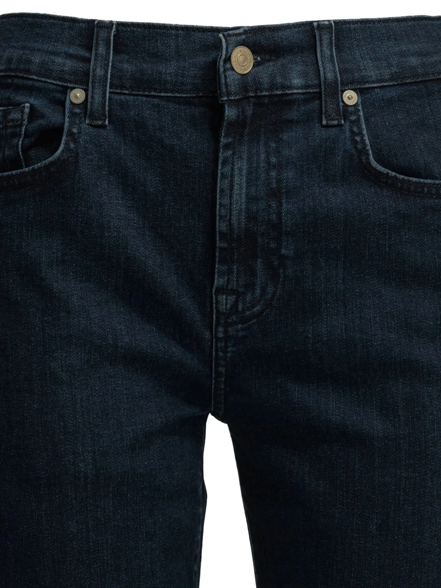 Blugi drepti 7 For All Mankind din denim - Img 3