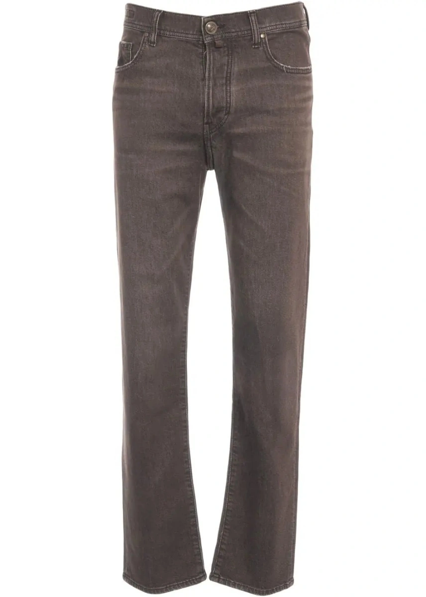Blugi drepti Jacob Cohen maro din denim - Img 2
