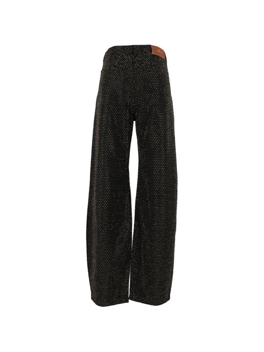 Blugi evazati Elisabetta Franchi negri - Img 2