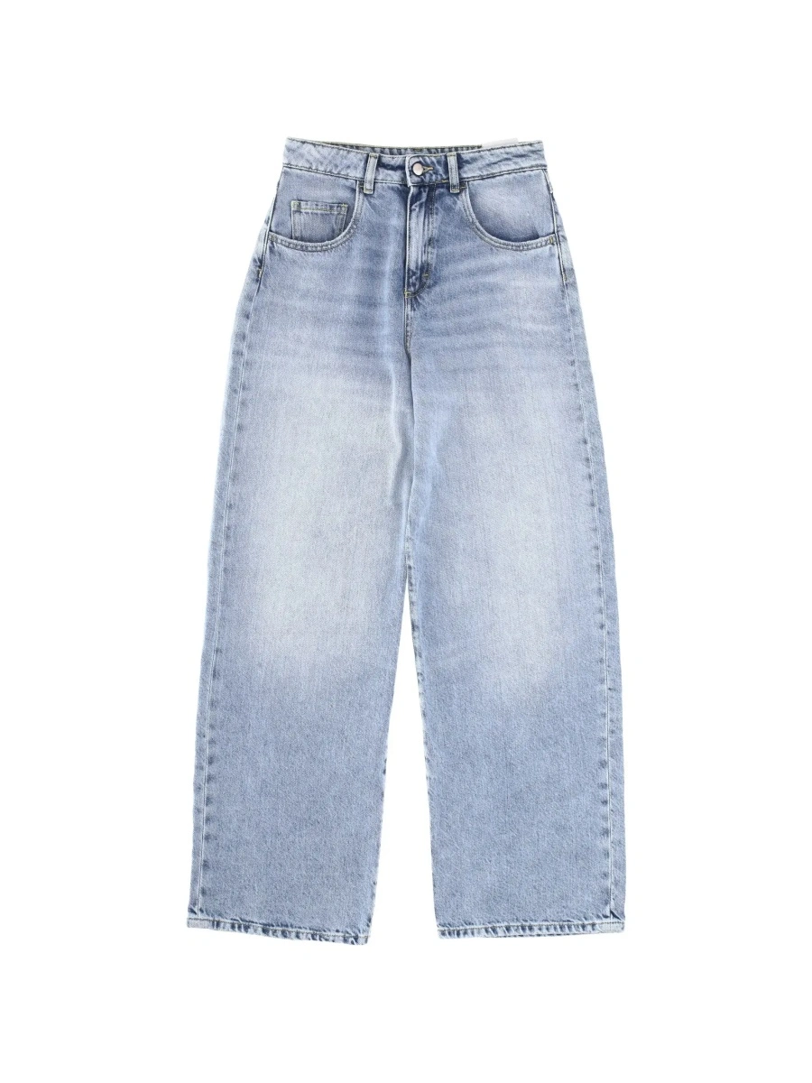 Blugi Icon Denim albastri din denim - Img 7
