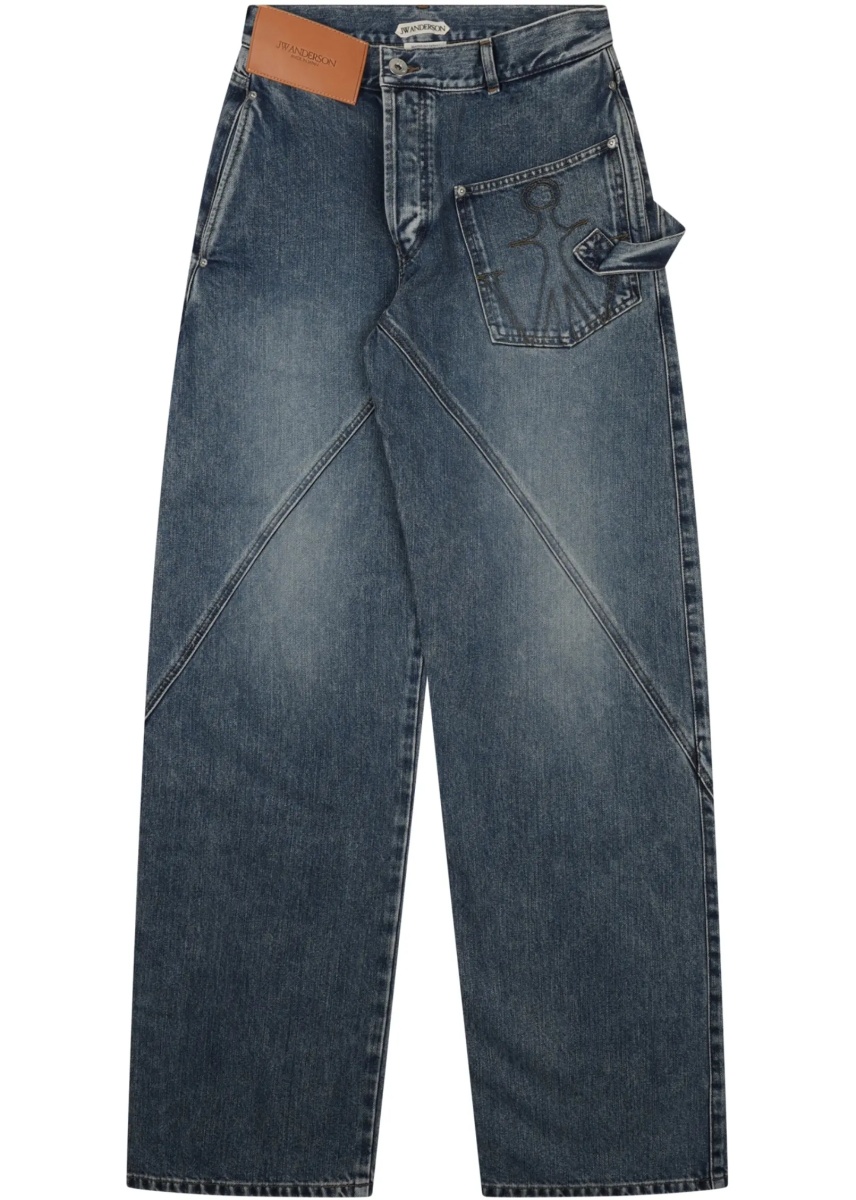 Blugi Jeans Con Patch Logo - Img 2