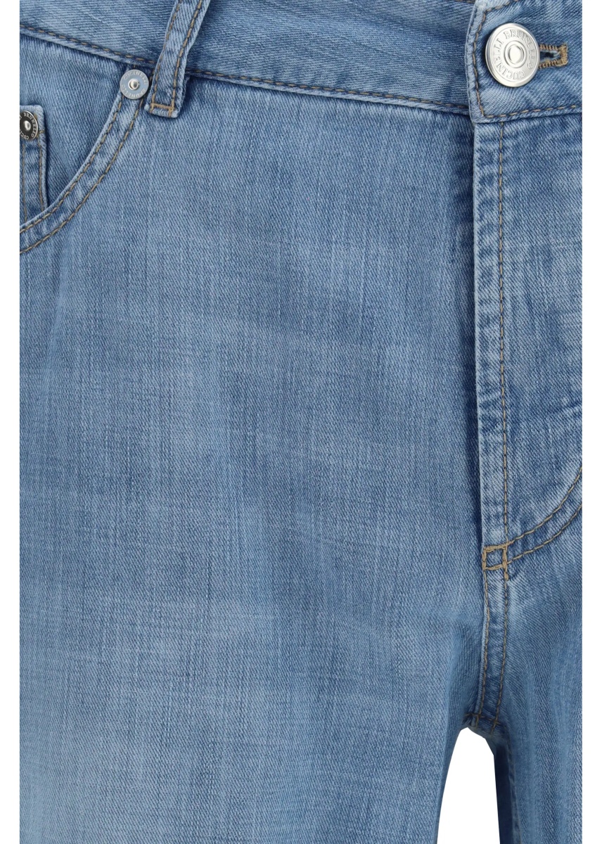 Blugi Jeans in cotton with distressed effect - Img 3