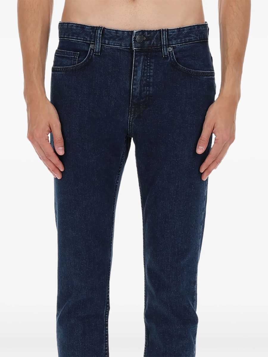 Blugi slim fit Hugo Boss albastri - Img 2