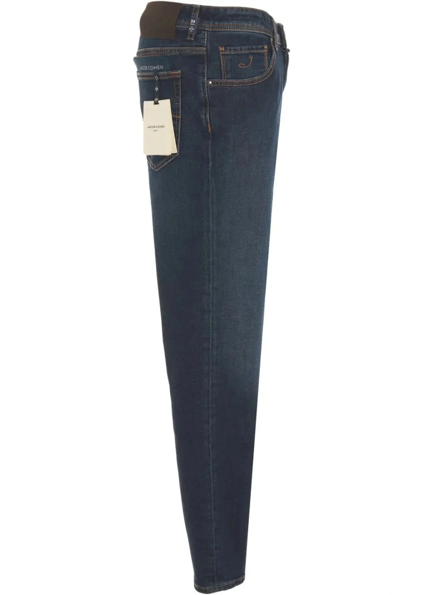 Blugi slim fit Jacob Cohen albastri 'Scott' - Img 3