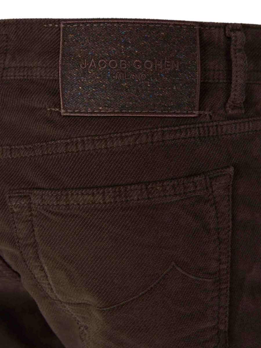Blugi slim fit Jacob Cohen maro - Img 4