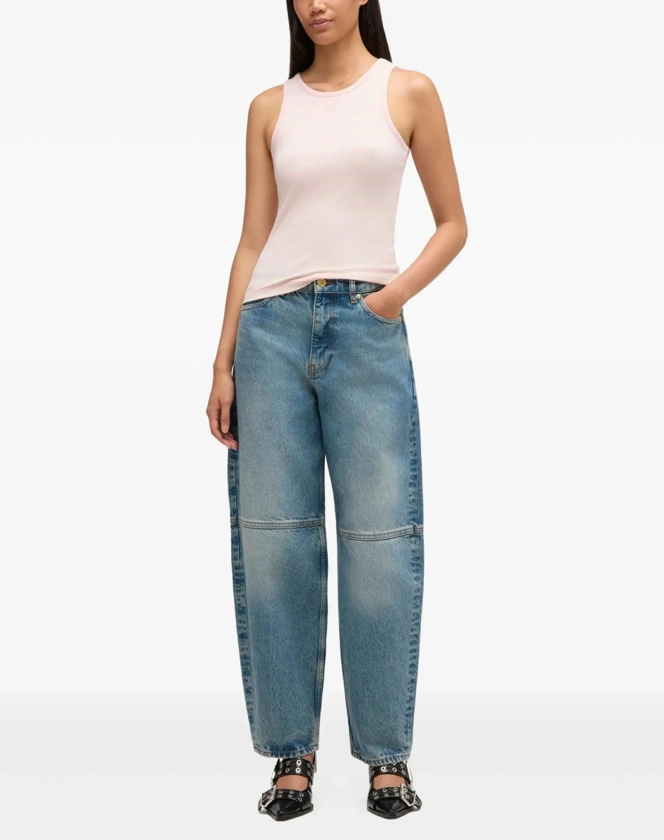 Blugi Stary rigid denim Jeans - Img 4