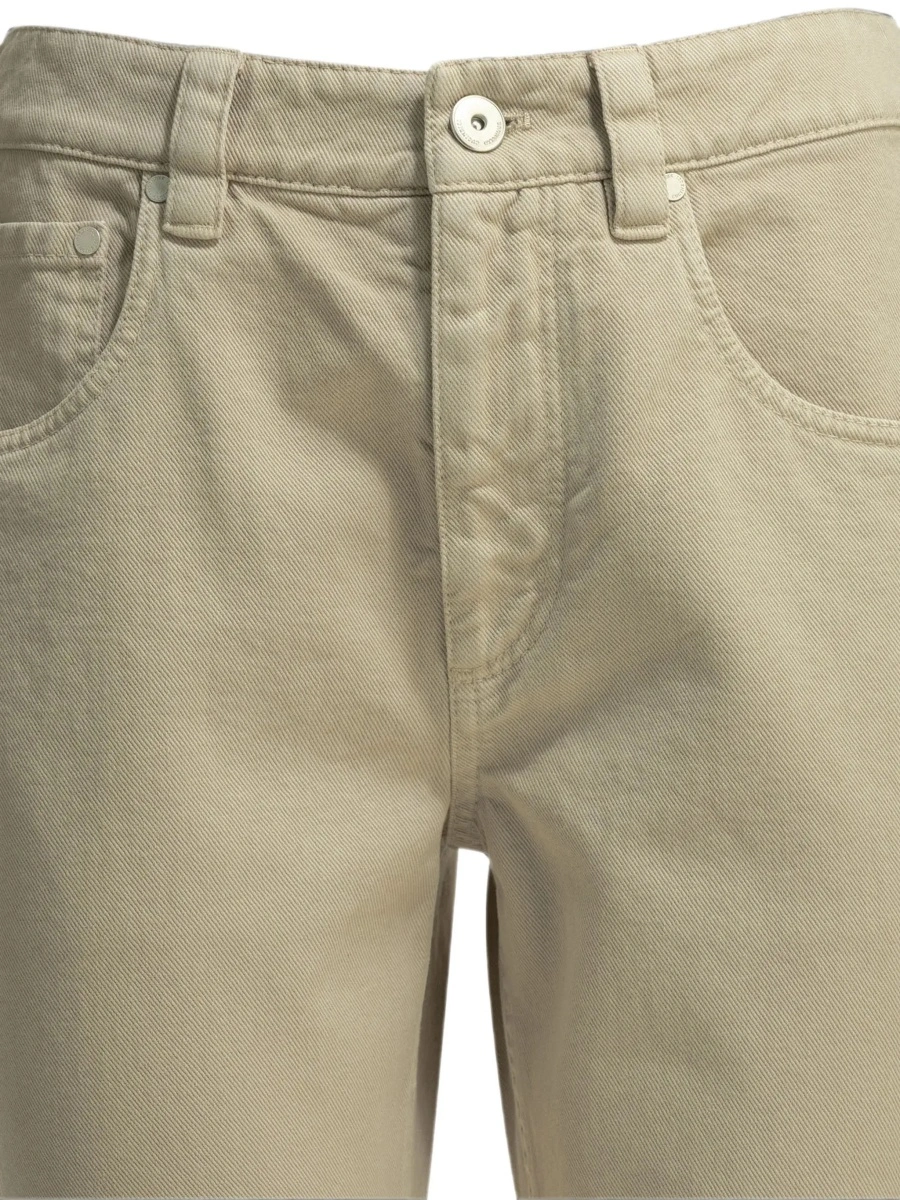 Blugi "Straight Shiny Bartck" Straight Leg Jeans - Img 6