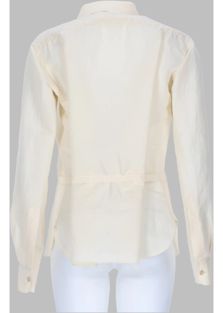 Bluza Camicia In Seta E Cotone - Img 2