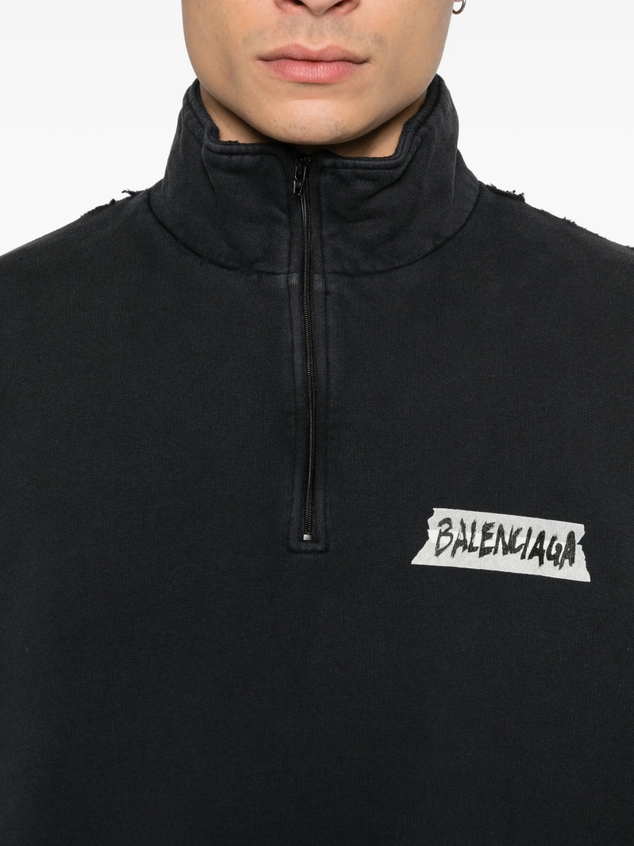 Bluza de trening Balenciaga neagra - Img 5