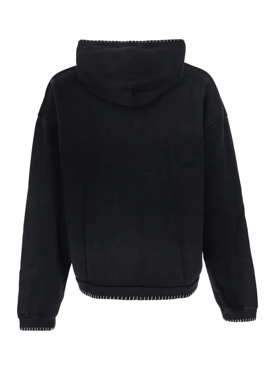 Bluza de trening FOUND neagra din bumbac - Img 2