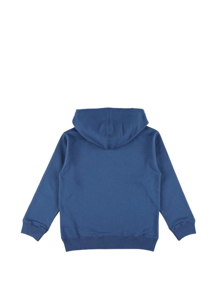 Bluza de trening Gucci albastra din bumbac - Img 4