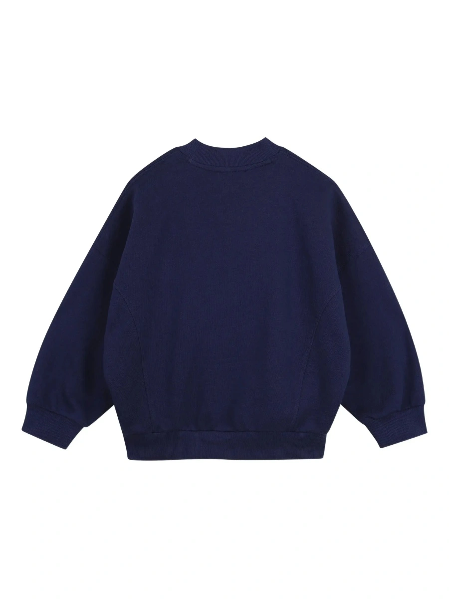 Bluza de trening Kenzo albastra din bumbac - Img 4