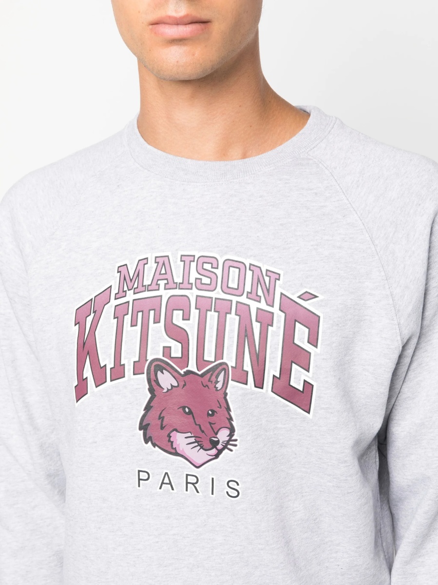 Bluza de trening MAISON KITSUNÉ gri - Img 5