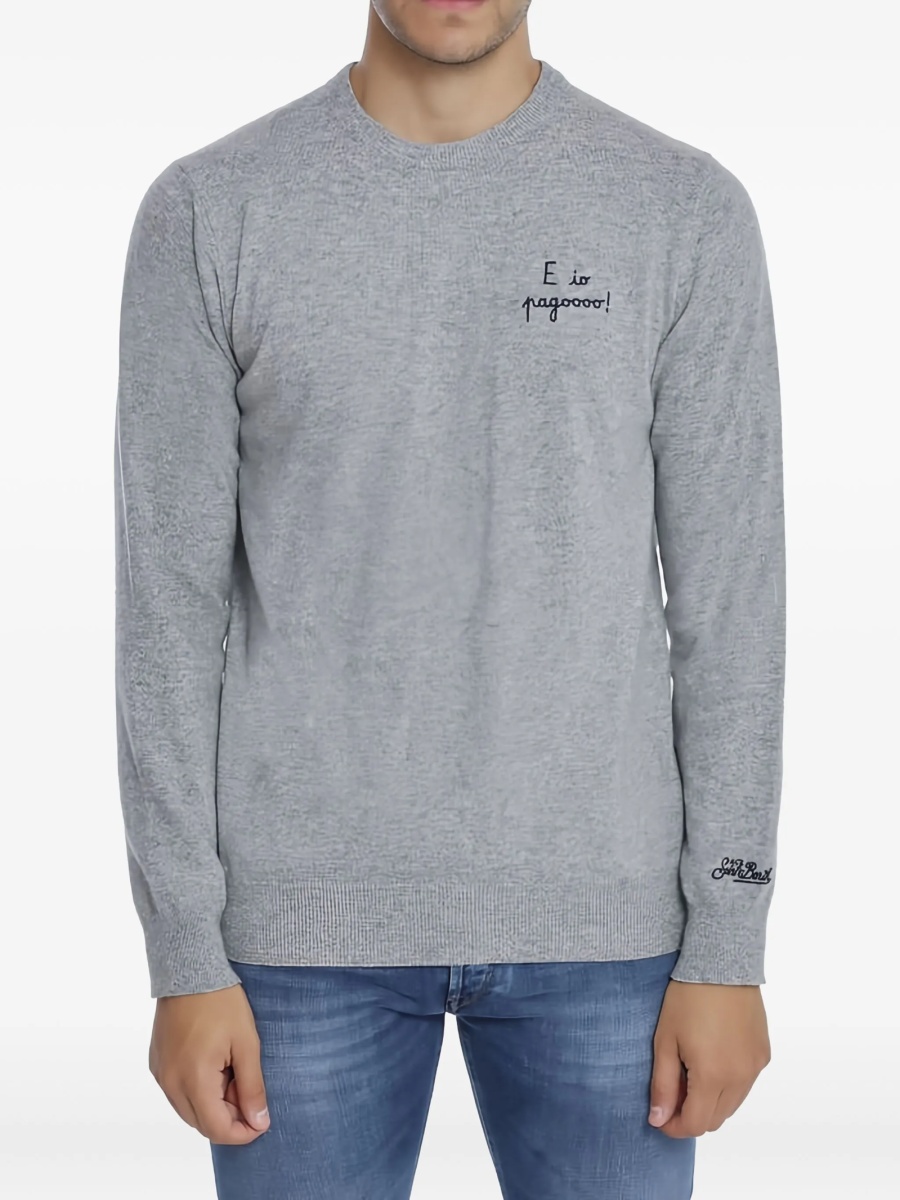 Bluza de trening Mc2 Saint Barth gri - Img 3
