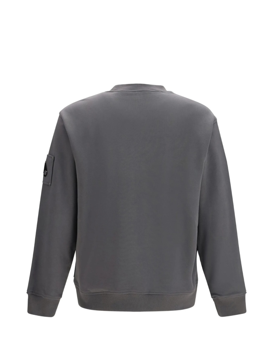 Bluza de trening Moose Knuckles gri din bumbac - Img 2