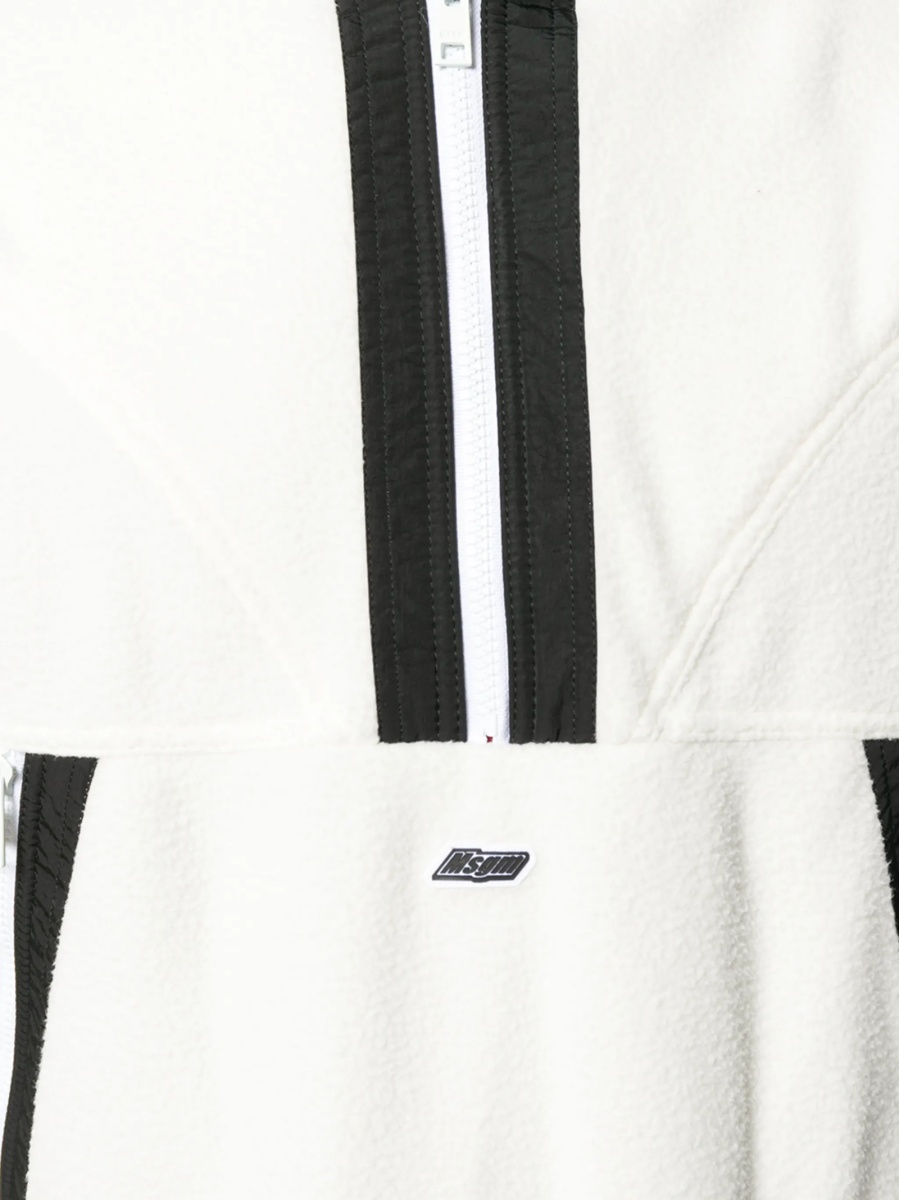 Bluza de trening MSGM alba din polyester - Img 5