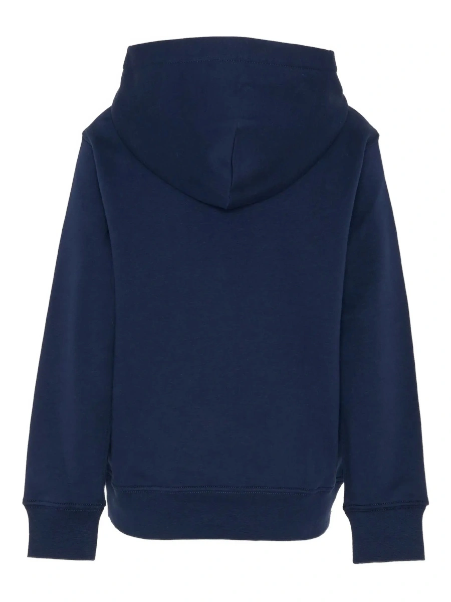 Bluza de trening Ralph Lauren 'Polo Bear' albastra din bumbac - Img 4