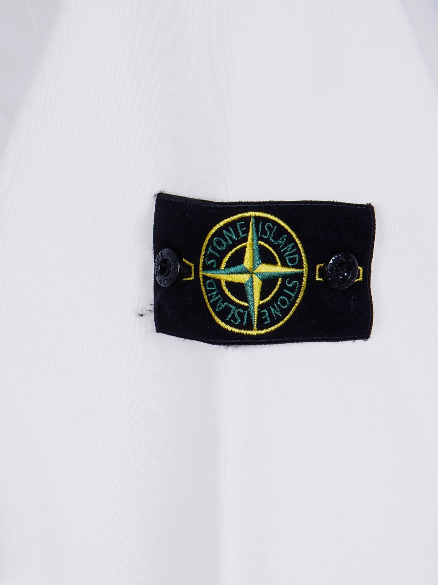 Bluza de trening Stone Island alba - Img 3