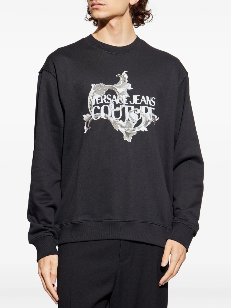 Bluza de trening Versace Jeans Couture neagra - Img 3