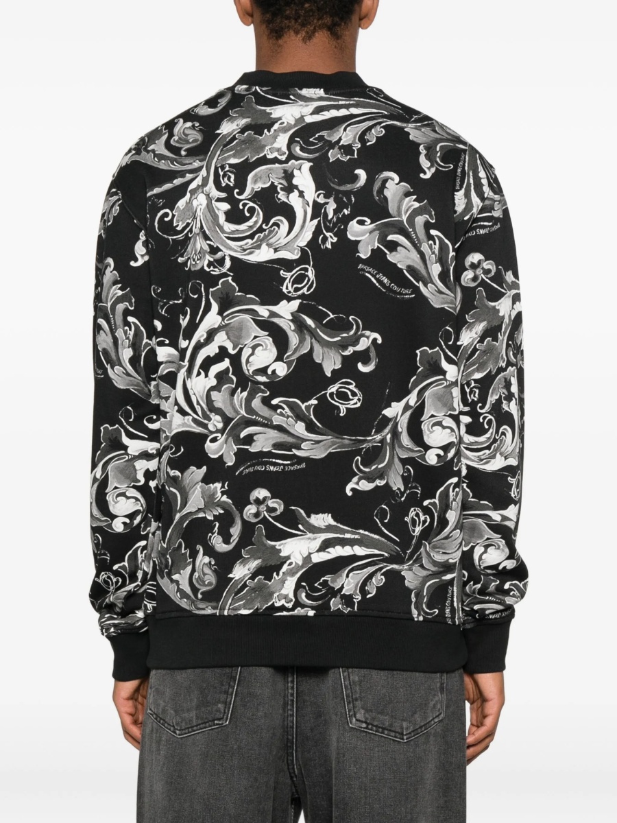 Bluza de trening Versace Jeans Couture neagra - Img 4