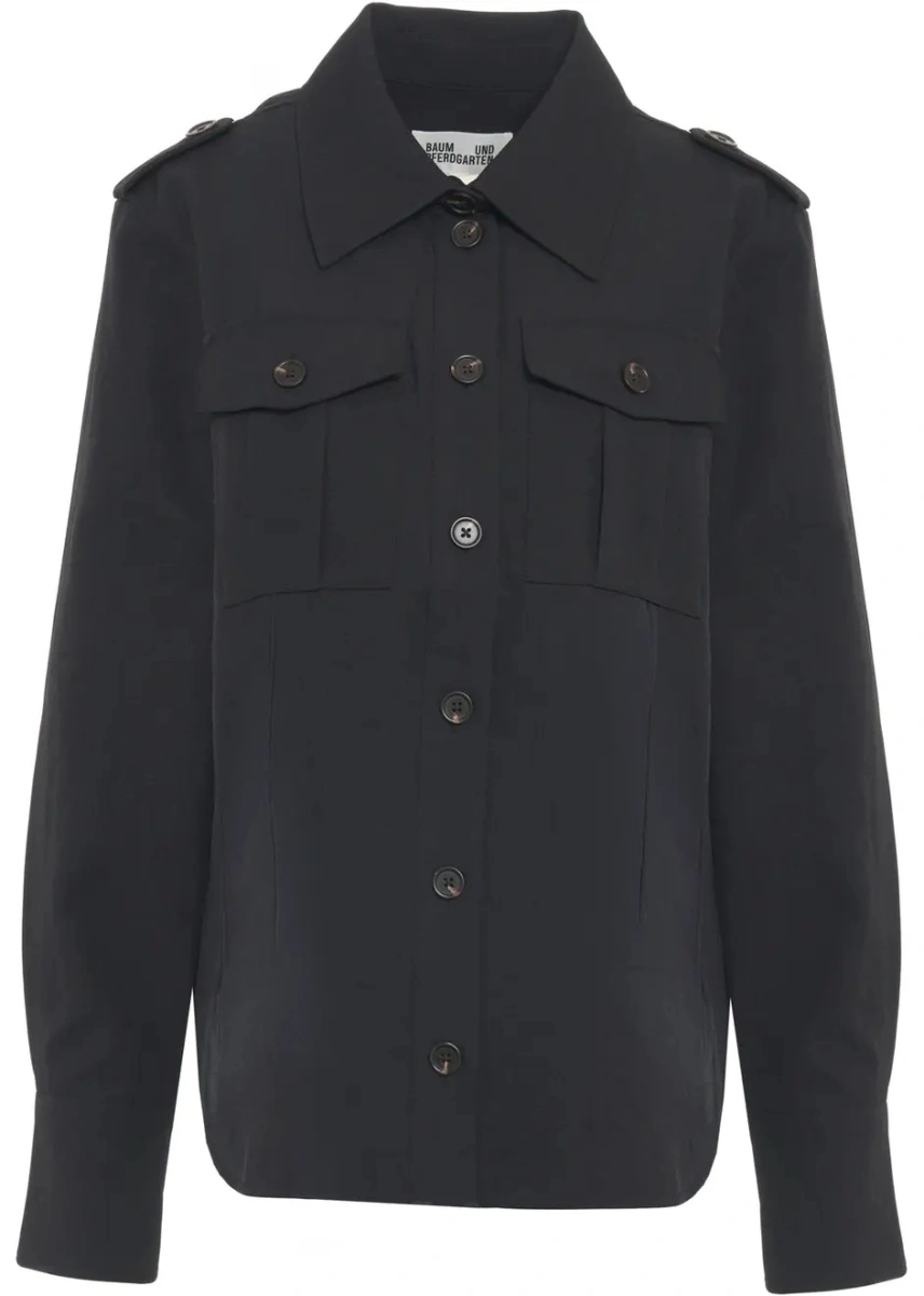 Bluza eleganta Baum und Pferdgarten neagra - Img 2