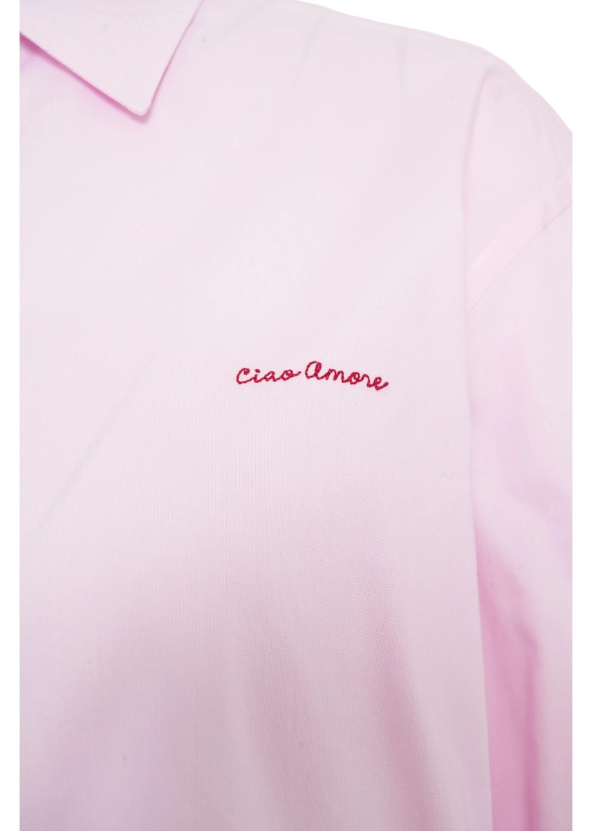 Bluza eleganta Ciao Amore roz - Img 4